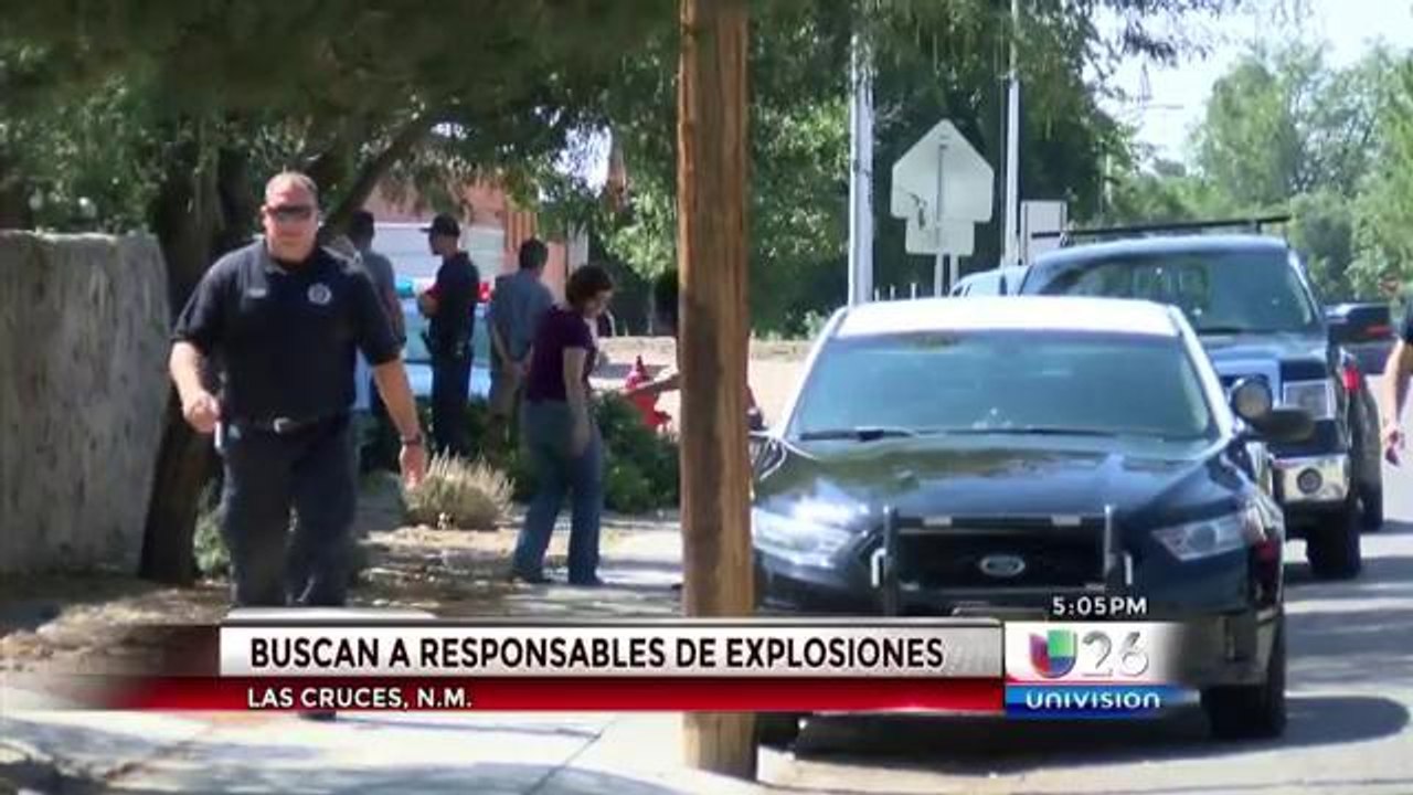 Ofrecen recompensa para localizar a responsables de explosiones en Las Cruces, NM