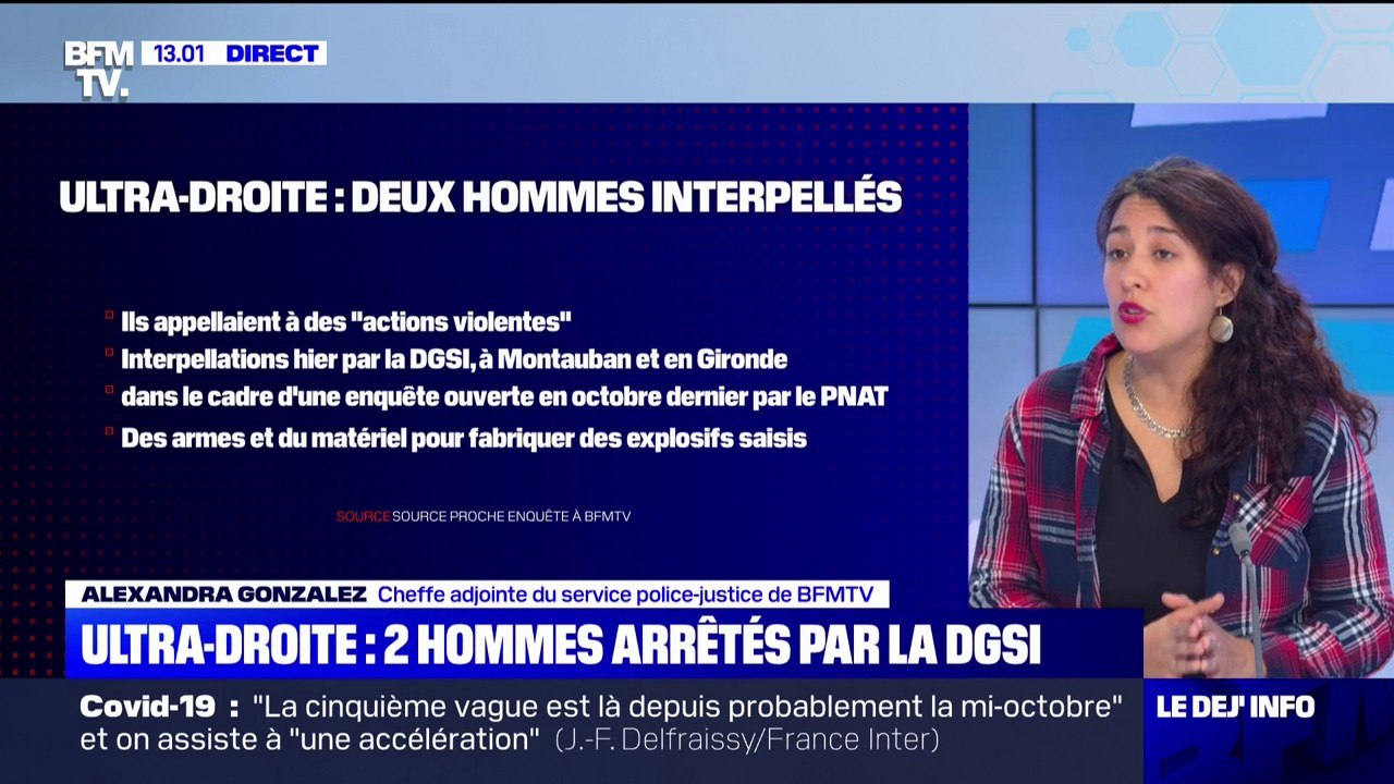 Ultra-droite: deux hommes suspectés de vouloir commettre des "actions violentes" arrêtés par la DGSI