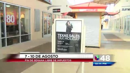 Fin de Semana Libre de Impuestos