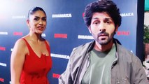 Exclusive: Kartik Aaryan And Mrunal Thakur Byte At Special Screening Of Dhamaka