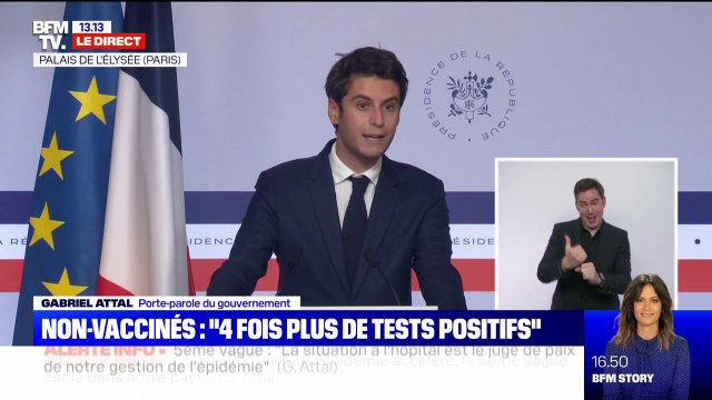 Gabriel Attal sur le Covid-19: Nous traversons chaque vague mieux que la précédente