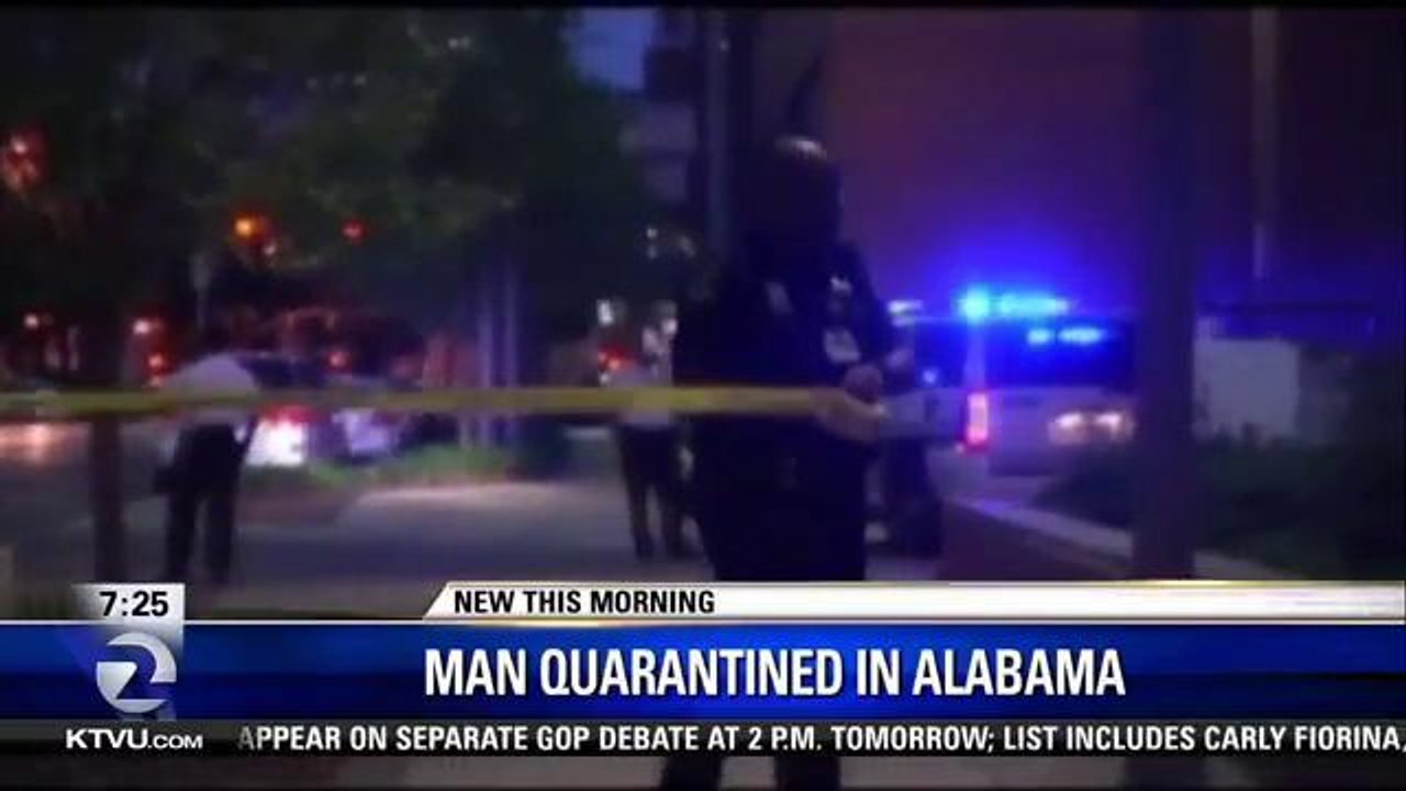 Alabama Man Exhibiting Ebola Symptoms Under Quarantine