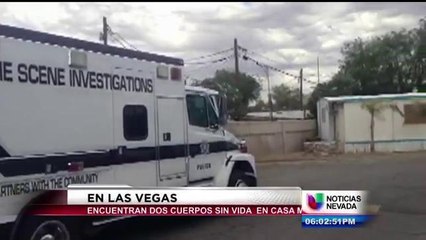 Encuentran dos Cuerpos Sin Vida  en Casa Móvil