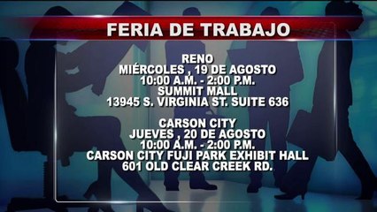 Ferias de empleo en Reno y Carson City
