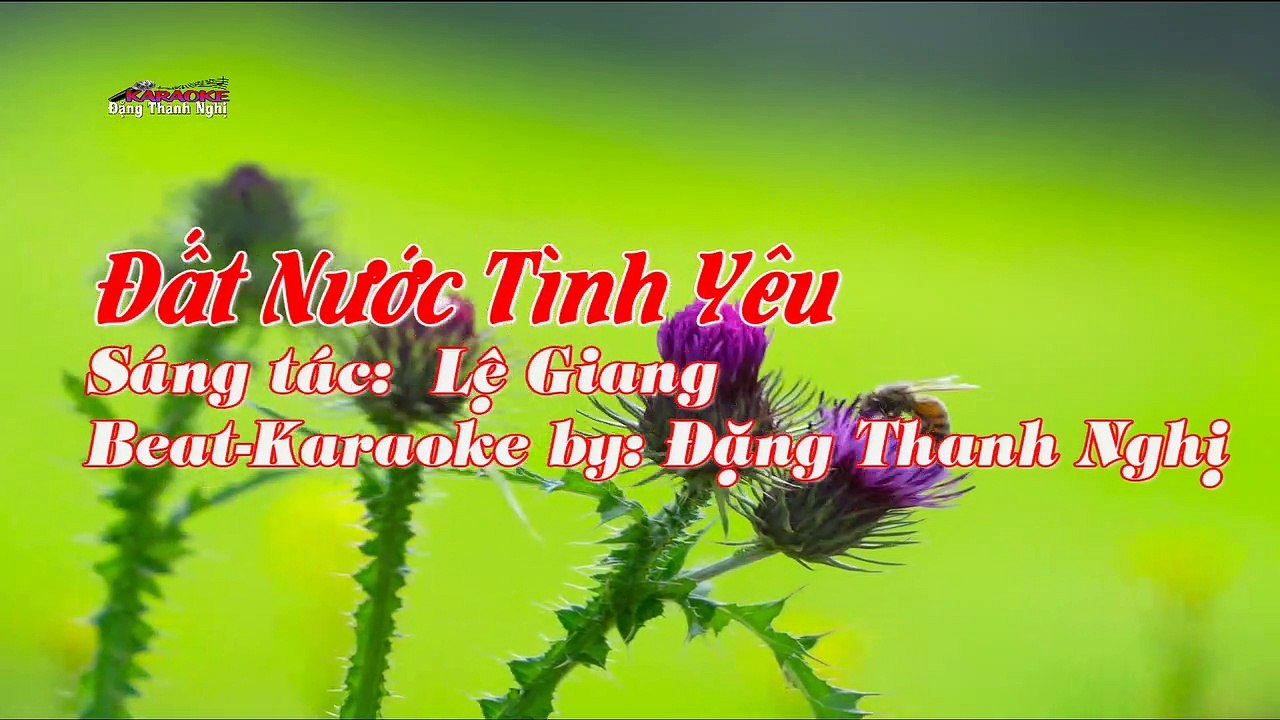 Karaoke Đất Nước Tình Yêu| Lệ Giang|Mi thứ (Em) Slow| Beat Chuẩn | Mới nhất