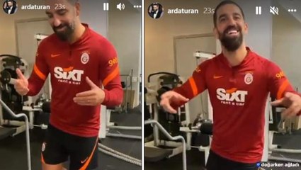 Galatasaray kaptanı Arda Turan'dan çok ince gönderme