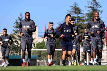 Trabzonspor, Gaziantep FK maçı hazırlıklarını sürdürdü