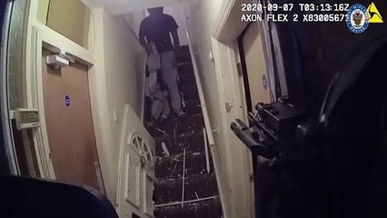 The moment West Midlands Police arrest Zephaniah McLeod at his home in Selly Oak