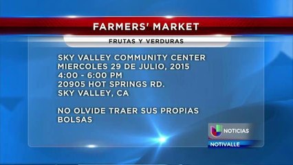 Farmer's Market de frutas y verduras