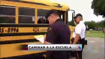 Atención padres si sus hijos caminan a la escuela.