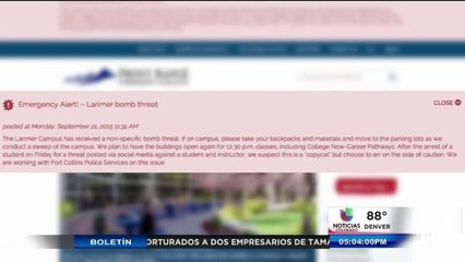 Joven costarricense sospechoso de amenaza