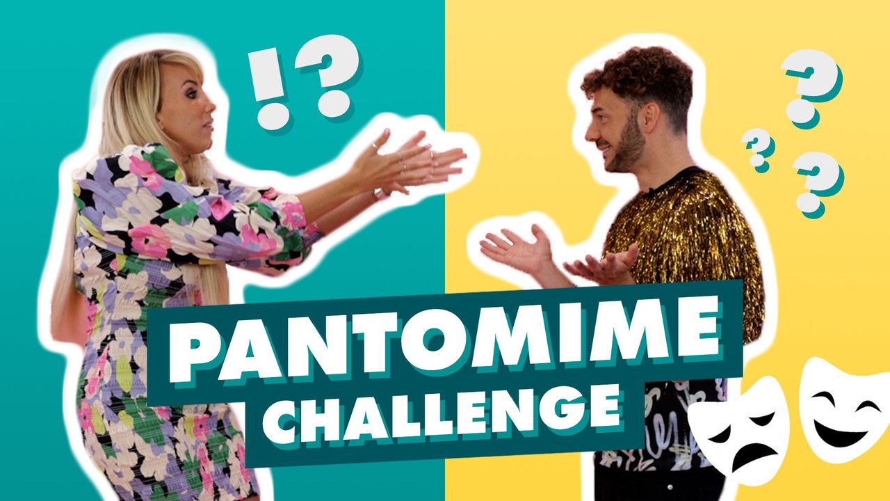 Annemarie Eilfeld und Dylan in der Pantomime Challenge!