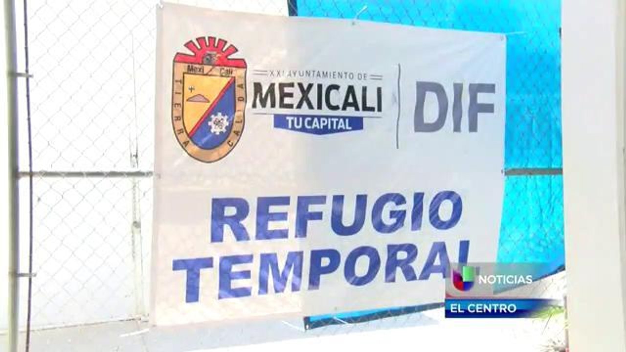 Refugio contra calor en Mexicali