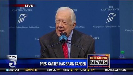 Carter Speaks on Cancer Diagnosis at Press Conference
