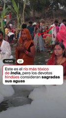 Una celebración en medio de espuma tóxica