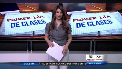 Primer día de clases en Denver con visita especial