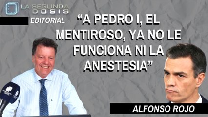 Alfonso Rojo: “A Pedro I, el mentiroso, ya no le funciona ni la anestesia”
