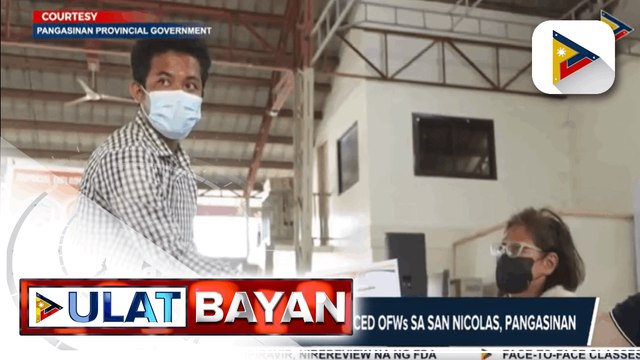 Higit 1-K kabataan, nabakunahan na vs. COVID-19 sa Biñan City; -P5-K cash aid, natanggap ng displaced OFWs sa San Nicolas, Pangasinan; -Pagbabakuna sa mga menor de edad sa CARAGA, umarangkada na