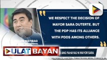 Pres'l aspirant Bong Go, nanindigang suportado niya ang kandidatura ni Mayor Sara sa pagka-VP; Pres. Duterte, itinutulak naman ang tambalang Go-Sara sa Hatol ng Bayan 2022
