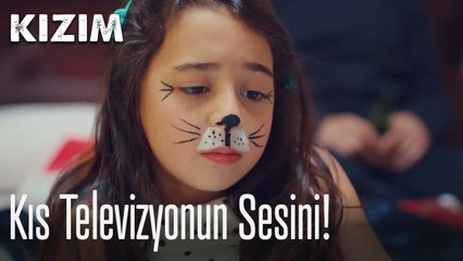 Kıs televizyonun sesini! 