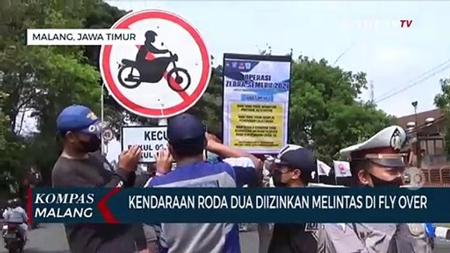 Kendaraan Roda Dua Diizinkan Melintas di Fly Over Arjosari Kota Malang