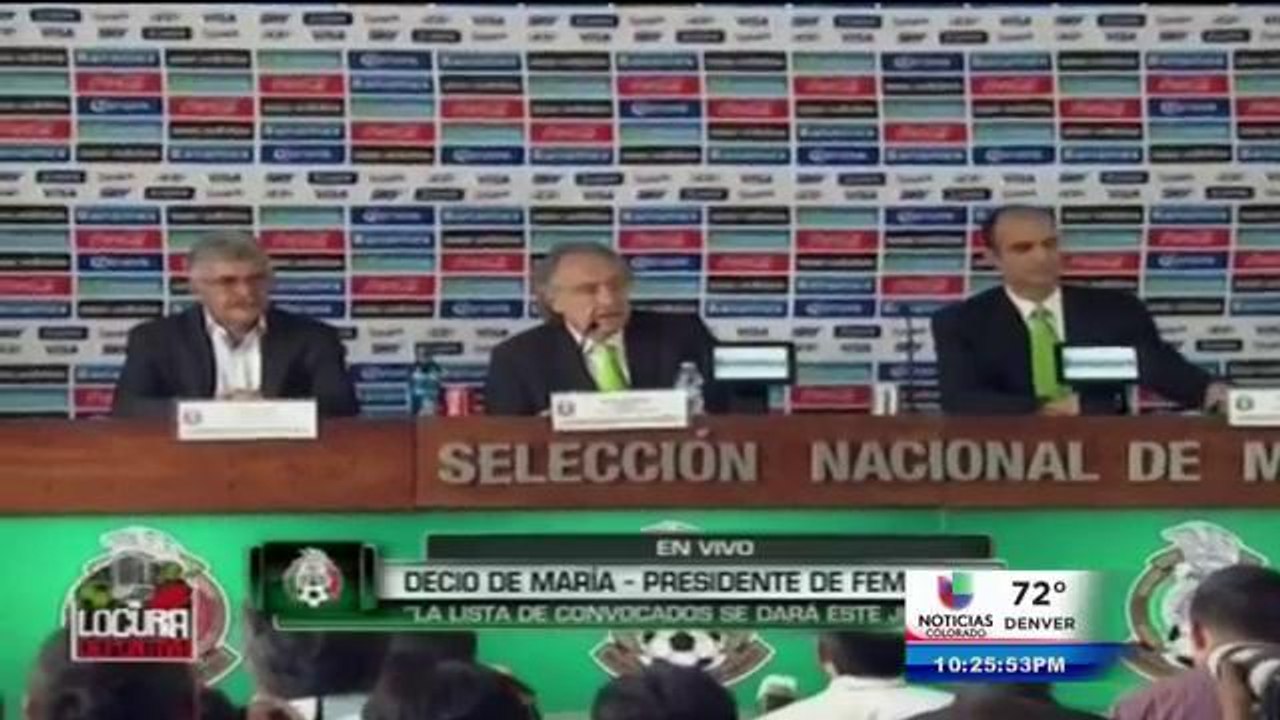 Ferreti habló como técnico del 'Tri'