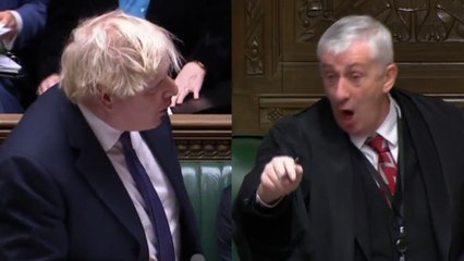 Boris Johnson told to 'sit down' during PMQs by Speaker Lindsay Hoyle