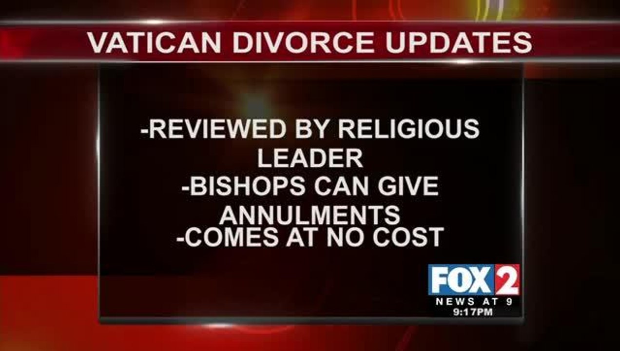 Vatican Updates Divorce Policy