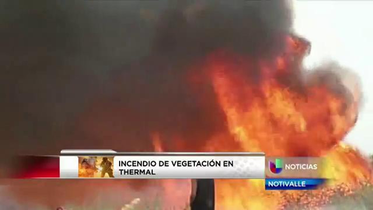 Incendio de maleza