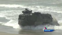 Simulan operativo militar de rescate en San Diego