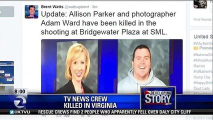 Virginia TV Reporter Snd Photograher Fatally Shot on Live Broadcast