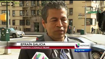 Manifestantes demandan a Donald Trump