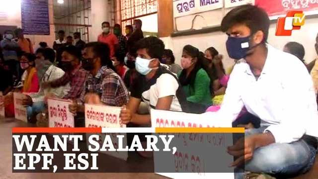 Outsourcing Employees Of MKCG Hospital Launch Protest