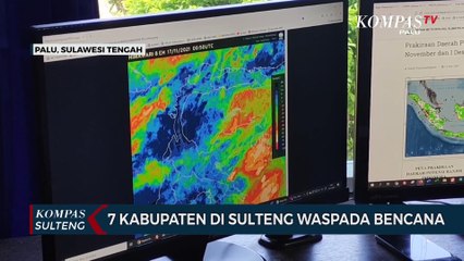 7 Kabupaten di Sulteng Waspada Bencana