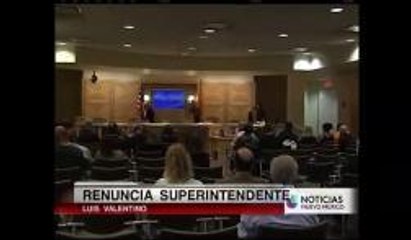 Renuncia superintendente Luis Valentino