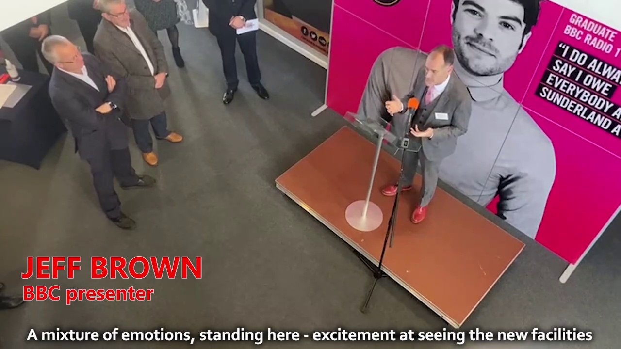 Official opening of newly refurbished and enhanced facilities at the Faculty of Arts and Creative Industries, University of Sunderland