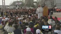 Pope Francis Visits Valley via Satellite