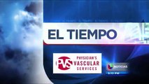 Pronóstico del Tiempo: Jueves 27 de Agosto 5pm