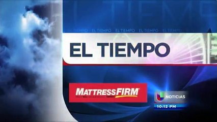 Pronóstico del Tiempo: Viernes 28 de Agosto 10pm