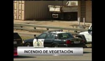 Incendio cerca de Laguna Seca