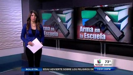 Estudiante arrestado por llevar una pistola y munición a la preparatoria Greeley Central