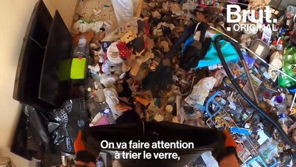 Nettoyeur de l'extrême, il vide des appartements remplis de déchets