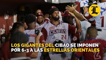 Los Gigantes del Cibao se imponen por 6-3 a las Estrellas Orientales