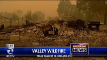 Valley Fire Kills One Destroys Hundred of Home