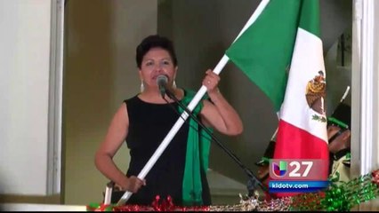 Celebración del Grito en la Plaza San Agustín