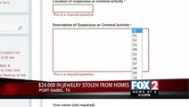 $24,000 in Jewelry Stolen from Port Isabel Homes