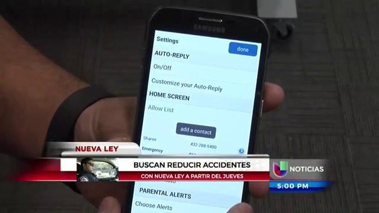Nueva ley le prohibe mandar mensajes de texto a la hora de conducir