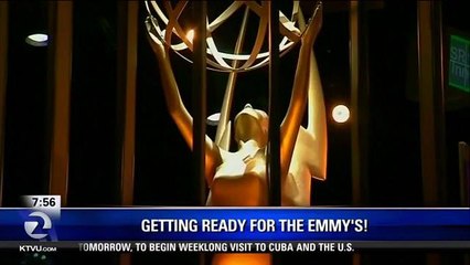Emmy Preps Underway For Sunday.