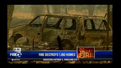 Valley Fire Now Deemed One Of Worst In State History