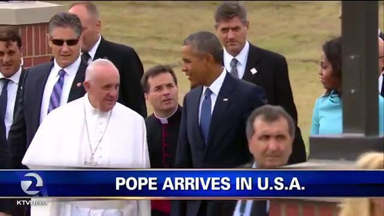 Pope Arrives In US